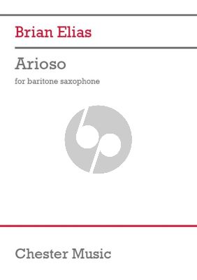 Elias Arioso for Baritone Saxophone solo