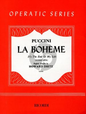 Puccini Donde Lieta Usci from La Boheme for Soprano Voice and Piano (Italian/English)