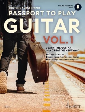 Franke-Pells Passport to Play Guitar Vol. 1 (Learn the Guitar in a creative new way) (Book with Audio online)