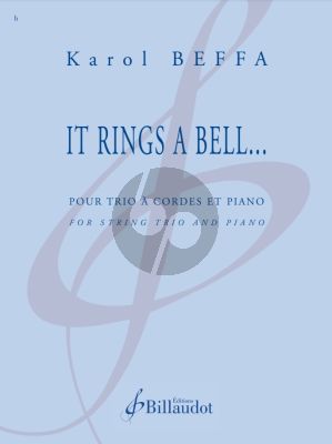 Beffa It Rings a Bell for Piano Quartet Score - Parts