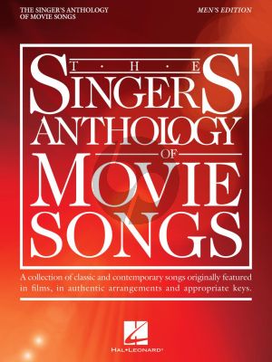 The Singer's Anthology of Movie Songs Men's Edition