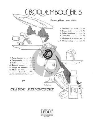 Delvincourt Croquembouches No.6 - Plum Pudding Piano Solo