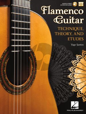 Santos Flamenco Guitar (Technique, Theory and Etudes) (Book with Audio online)