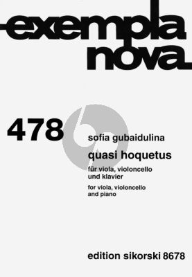 Gubaidulina Quasi Hoquetus für Viola, Violoncello und Klavier