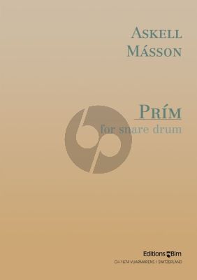 Masson Prim (1984-7) for Snare Drum (Level: intermediate / advanced)