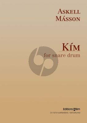 Masson Kim (2001-6) for Snare Drum (Level: intermediate / advanced)