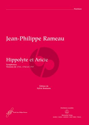 Rameau Hippolyte et Aricie RCT 43 Full Score (edited by Sylvie Bouissou)