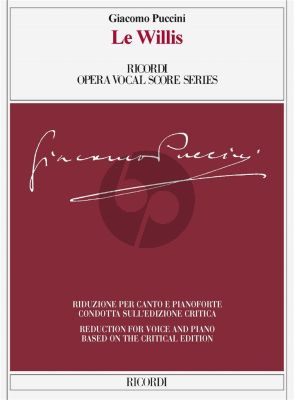 Puccini Le Willis Vocal Score (it./engl.) (edited by Martin Deasy)
