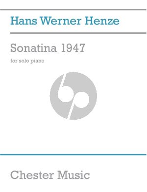 Henze Sonatina Piano solo (1947) (edited by Christopher Tainton)