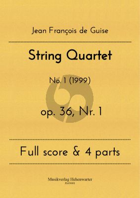 Guise String Quartet No. 1 Op. 36 No. 1 (Score/Parts)