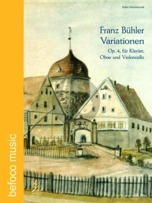 Buhler Variationen Op. 4 Oboe-Violoncello und Klavier (Part./Stimmen)