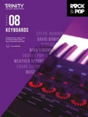 Album Trinity College London Rock & Pop 2018 Keyboards Grade 8 Book & Online Audio/Video Downloads