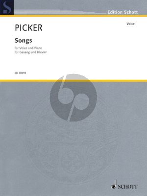 Picker Songs Medium/High Voice and Piano