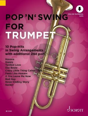 Pop 'n' Swing for Trumpet 1 or 2 Trumpets (Book with Audio online) (arr. Uwe Bye)