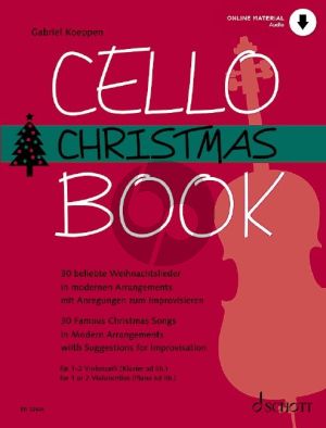 Cello Christmas Book 1 - 2 Cellos (Piano ad libitum) (Book with Audio online) (arr. Gabriel Koeppen)