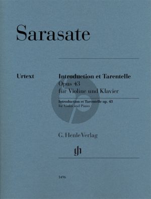 Sarasate Introduction et Tarentelle op. 43 for Violin and Piano (Peter Jost)