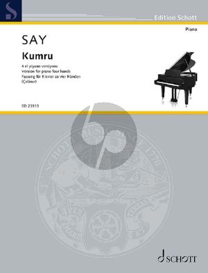 Say Kumru Op. 12 No. 2 Piano 4 hds (eddited by by Yudum Çetiner)