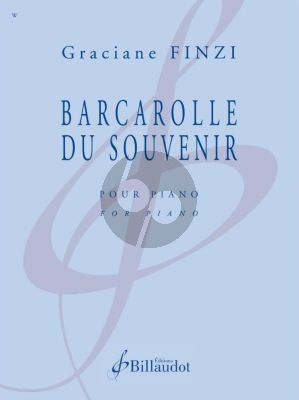Finzi Barcarolle Du Souvenir Piano solo