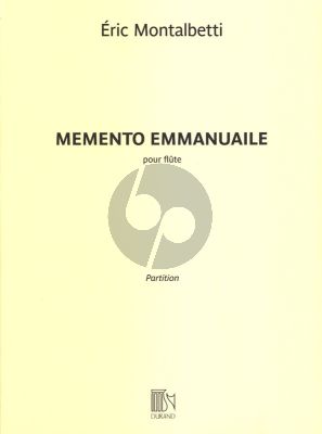 Montalbetti Memento Emmanuaile Flute solo