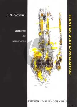 Savari Quintet 5 Sax. (SSATB) (Score/Parts) (interm.))