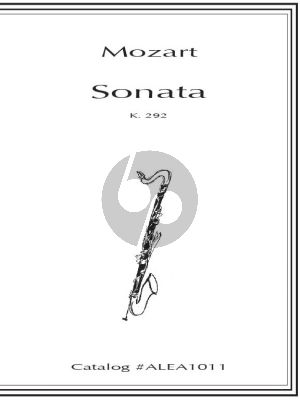 Mozart Sonata KV 292 for 2 Bass Clarinets