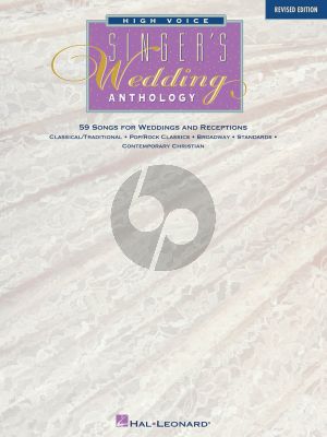 Singer's Wedding Anthology High Voice (revised edition)