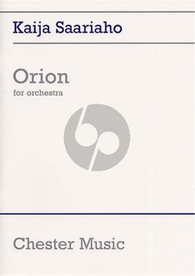 Saariaho Orion for Orchestra Fullscore