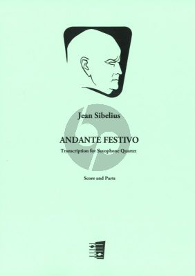 Sibelius Andante festivo 4 Saxophones (SATB) (Score/Parts)
