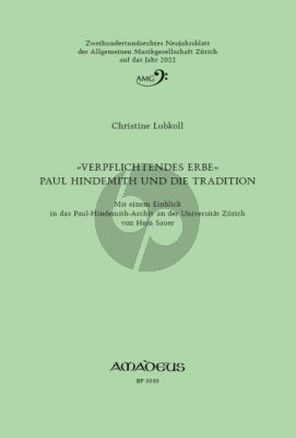 Lubkoll "Verpflichtendes Erbe" Paul Hindemith und die Tradition