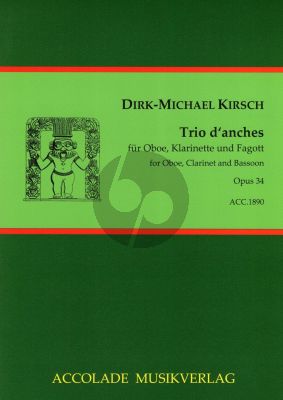 Kirsch Trio d'anche Op. 34 Oboe-Klarinette und Fagott (Part./Stimmen)
