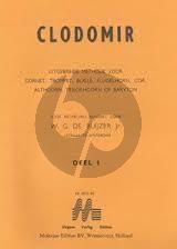 Clodomir Methode Clodomir Deel 1 Vioolsleutel Trompet, Cornet Bugel, Alt,Bar. (W. G. Buijzer Jr.)