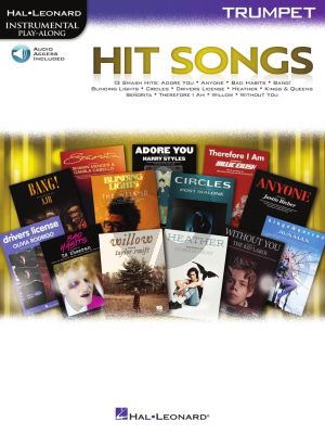 Hit Songs Trumpet Play-Along (Book with Audio online)