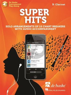 Super Hits for Clarinet (15 Chart Breakers with Audio Accompaniment) (Book with Audio online)