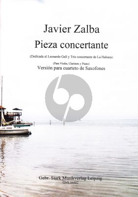 Zalba Pieza concertante 4 Saxophonen (SATB) (Part./Stimmen)