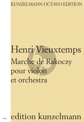 Vieuxtemps Marche de Rakoczy a-Minor pour Violon et Orchestre (Full Score)