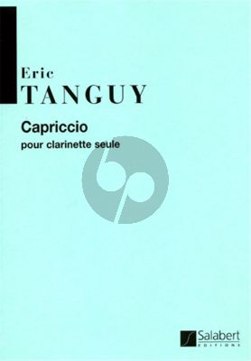 Tanguy Capriccio pour Clarinette seule