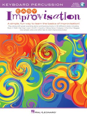 Album Easy Improvisation for Keyboard Percussion Book with Audio Online