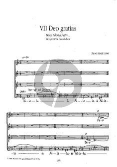 Sisask Gloria Patri - Deo Gratias Op. 17 No. 7 SATB (Lateinisch)