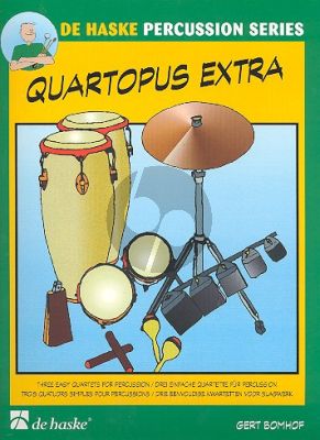 Bomhof Quartopus Extra - Three easy Quartets for Percussion (Score/Parts) (grade 2)
