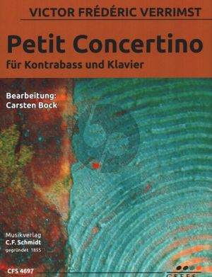 Verrimst Petit Concertino für Kontrabass und Klavier (arr. Carsten Bock)
