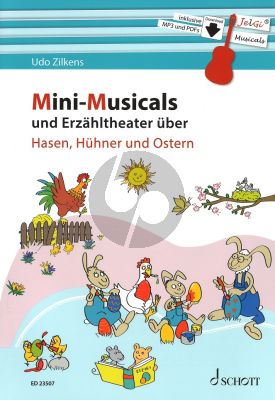 Mini-Musicals und Erzahltheater uber Hasen, Huhner und Ostern (inklusive MP3 und PDFs)