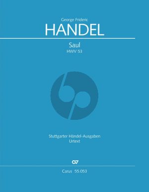 Handel Saul HWV 53 Soli-Choir-Orchrstra Full Score Soft Cover (engl./germ.) (edited by Felix Loy)