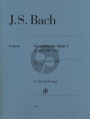 Bach French Suite I d minor BWV 812 Piano solo (Fingering Michael Schneidt - Editor Ullrich Scheideler)