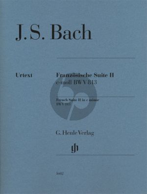 Bach French Suite II c minor BWV 813 Piano solo (Editor Ullrich Scheideler - Fingering Michael Schneidt)