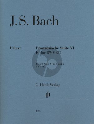 Bach French Suite VI E major BWV 817 Piano solo (Editor Ullrich Scheideler - Fingering Michael Schneidt)