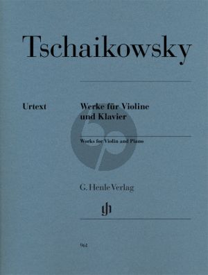 Tchaikovsky Concerto C-major Op.56 Violin and Piano (Triple Concerto) (Editor Alexander Komarov - Fingering Klaus Schilde - Fingering and bowing for Violin - Ingolf Turban)