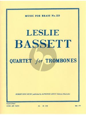 Bassett Quartet for 4 Trombones (Score/Parts)