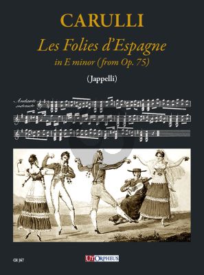 Carulli Les Folies d’Espagne in E minor from Op. 75 for Guitar (edited by Nicola Jappelli)