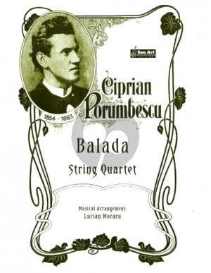 Porumbescu Balada for String Quartet (Score/Parts) (transcr. Lucian Moraru)