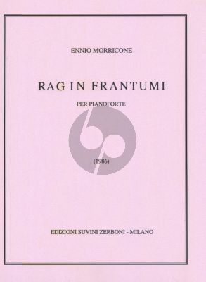 Morricone Rag in Frantumi (1986) per Pianoforte